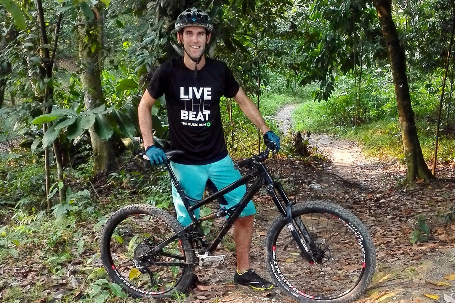 Mr Cable, who works in the sports and events sector, says that his big passion outside of work in recent years has been mountain biking.