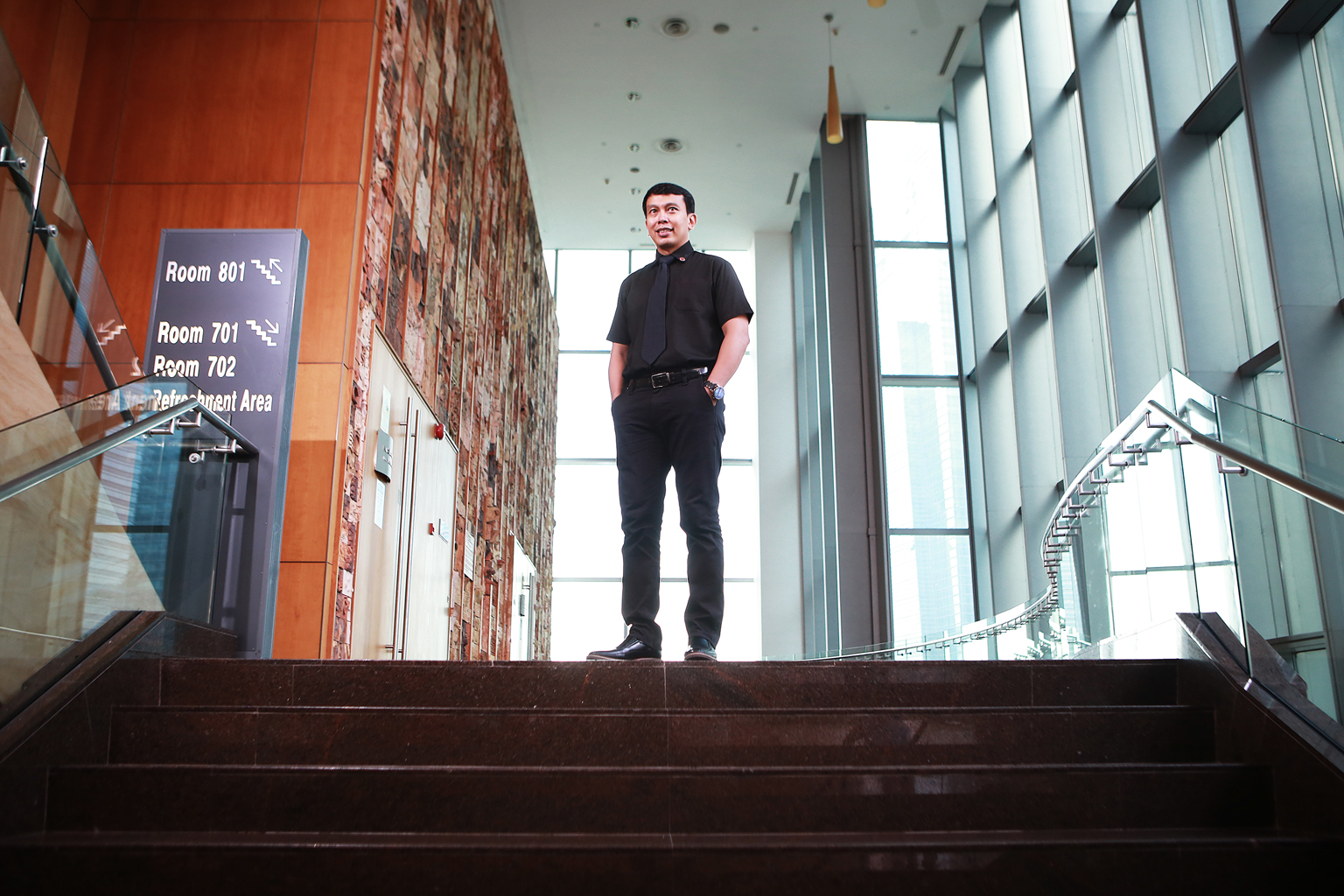 Soverus Group employee Ahmad Amin said promotions and internal transfers within the security company expanded his knowledge and skill sets. All security agencies have to adopt the progressive wage model by Sept 1 or risk losing their licences.