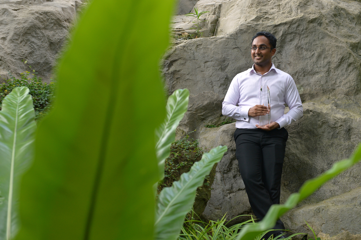 Mr Veerappan wants to teach people that their old items can be repaired, and that there's no need to throw away items that still have use.