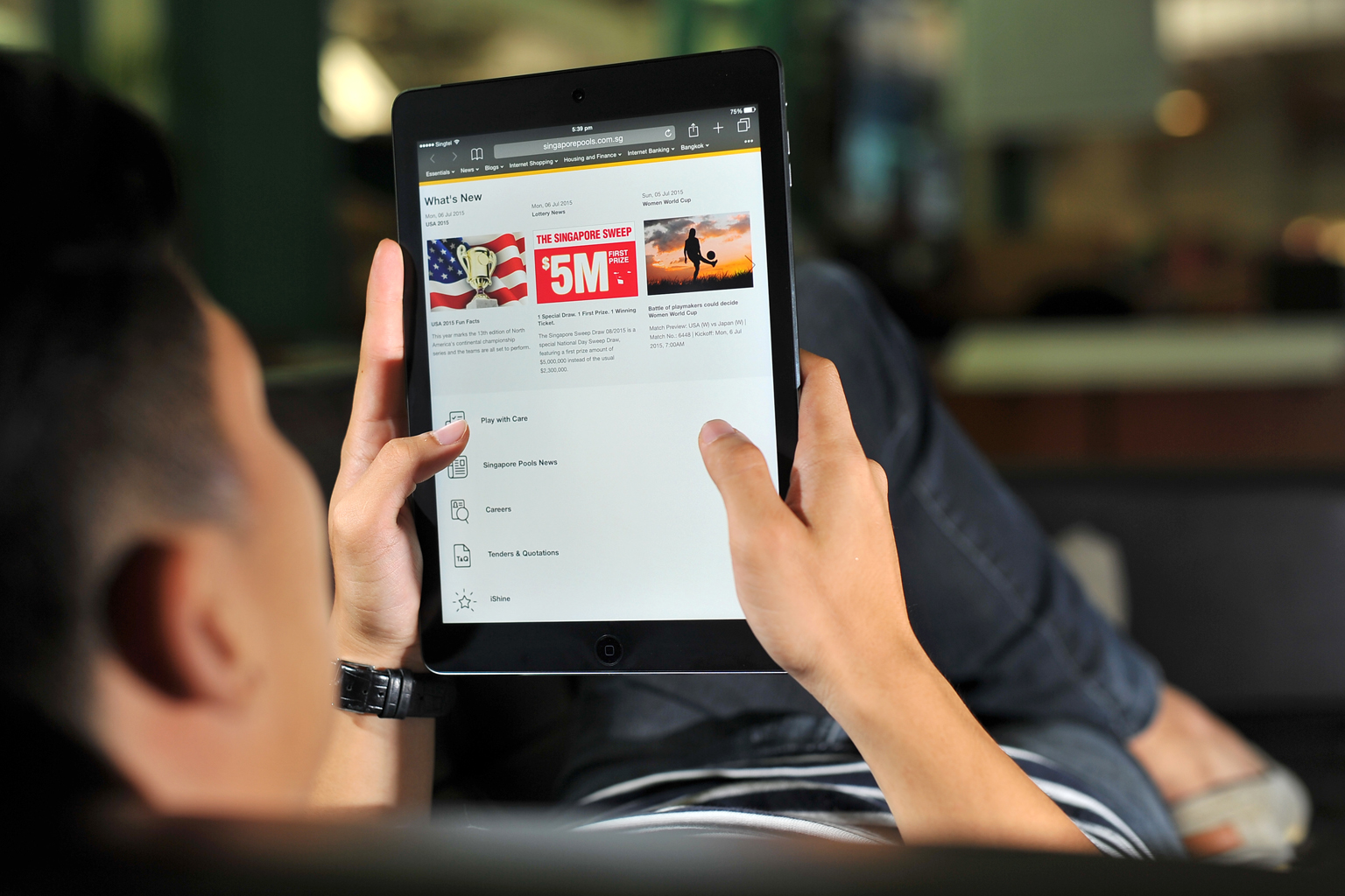 Gamblers still find ways to bet online despite websites being blocked, said Mr Lee.