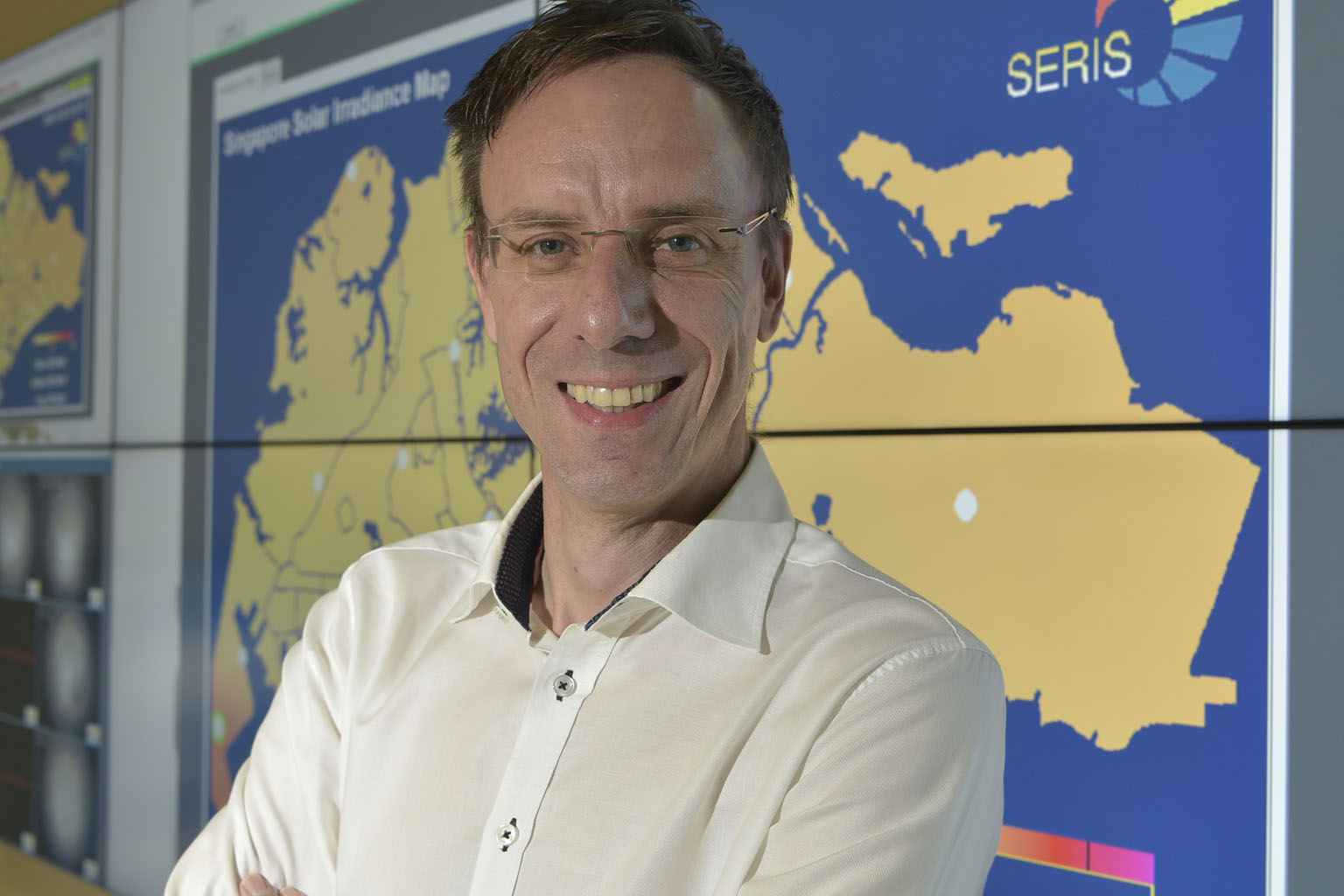 Dr Reindl says installing his solar panel system over an open-air carpark would not only allow it to absorb the sun's energy, but would also provide shade for cars.
