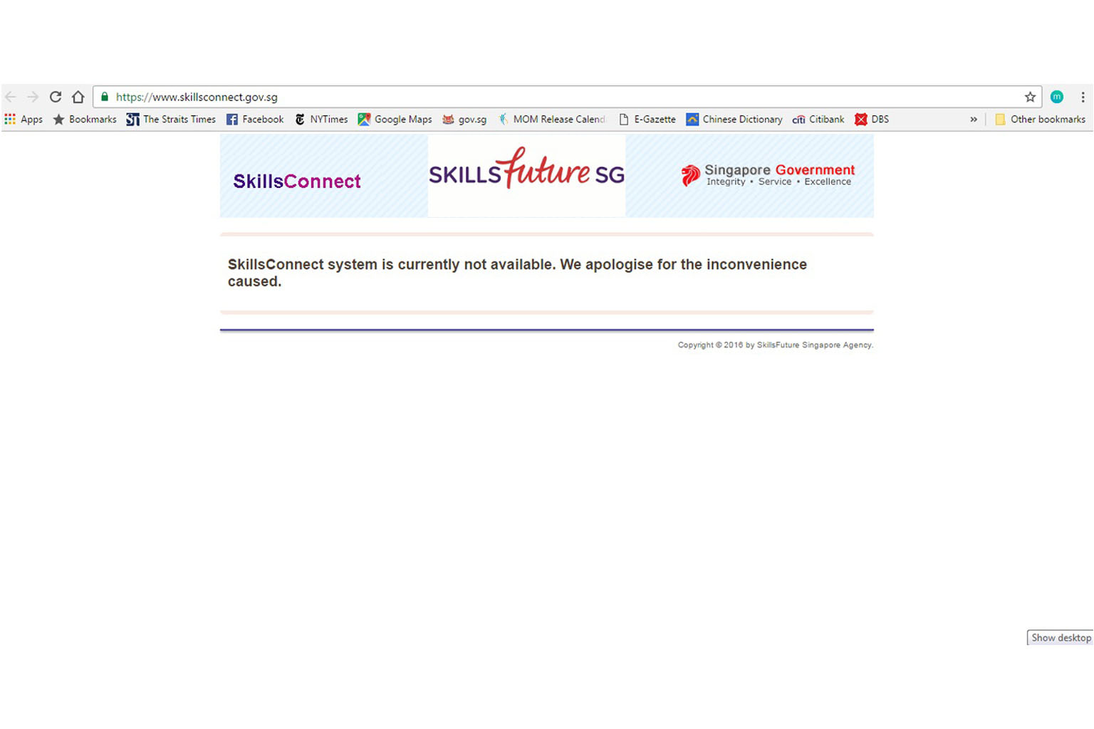 Applications hit by the SkillsConnect outage will have their deadlines extended, says the SkillsFuture Singapore Agency. The portal will be up and running next Monday.