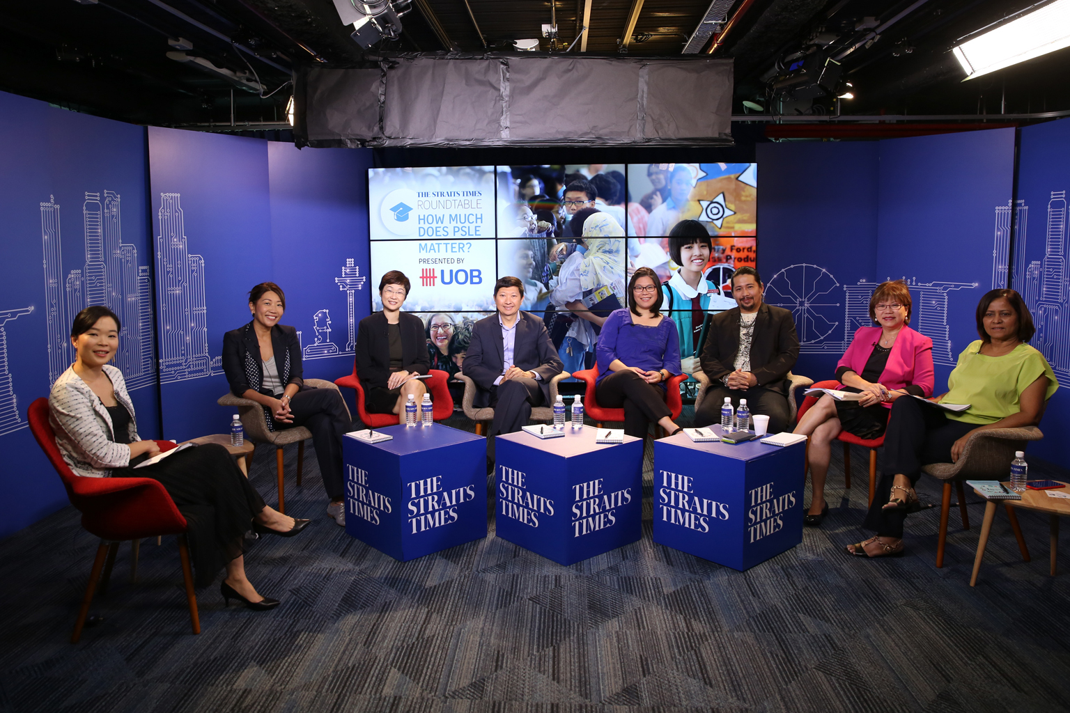 (From left) ST managing editor Fiona Chan, the moderator; Ms Wendy Ong, UOB executive director and head of group retail marketing; Ms Genevieve Chye, divisional director of MOE's engagement and research division; Nurture Craft's managing director Hen