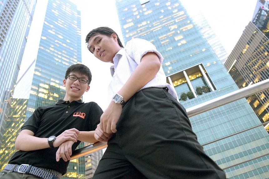 Mr Clarence Ngoh (left), who joined NTUC's junior membership arm nEbO in 2010, is keen on planning charity events and gaining leadership skills. The friendships Mr Ong Ting Swee (right) made when he was a junior member has made the engineer stay on w