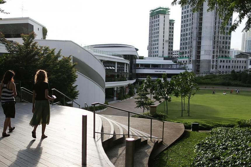 NUS (above) was rated No. 1 in Asia by a survey of over 8,000 graduate employers. This is the first time a Hong Kong institution has failed to top the QS table since 2009. -- ST PHOTO: ONG WEE JIN