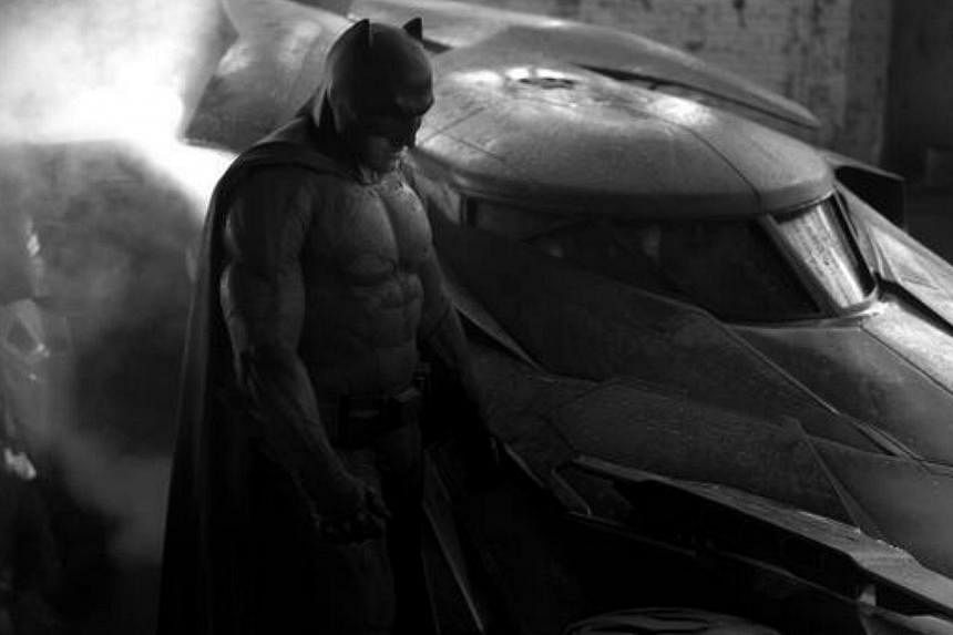 Batman Vs. Superman director Zack Snyder has unveiled actor Ben Affleck's new look as the Caped Crusader on Twitter. -- PHOTO: TWITTER ACCOUNT OF ZACK SNYDER