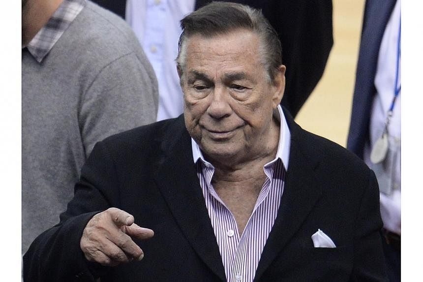 Controversial new remarks by Donald Sterling (above) disgraced owner of the Los Angeles Clippers basketball team, provoked fresh outrage Tuesday despite his apology for earlier racially-charged comments. -- FILE PHOTO: AFP