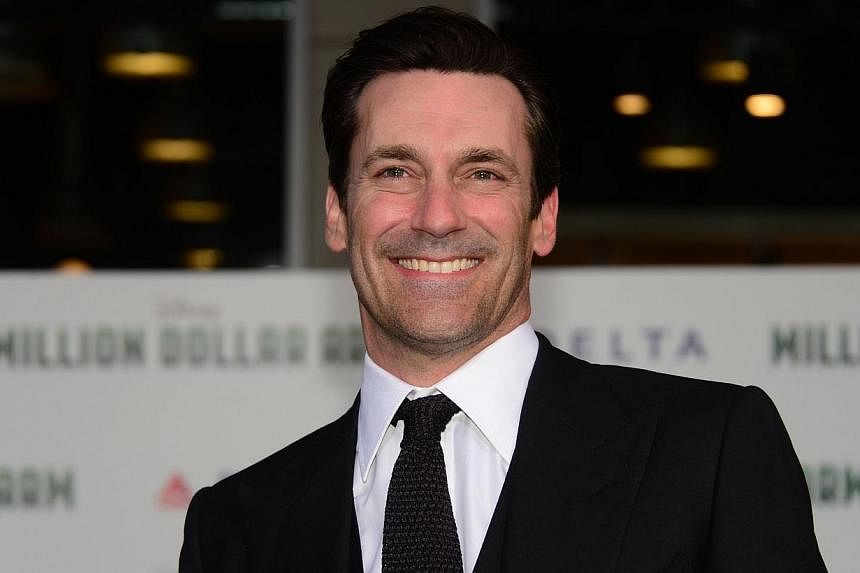 In the new Disney film Million Dollar Arm, Jon Hamm is soaked in perspiration, not the alcohol-induced sweat of his Mad Men character Don Draper, but the kind that comes from filming a modest production in India in the hottest part of the year. -- FI