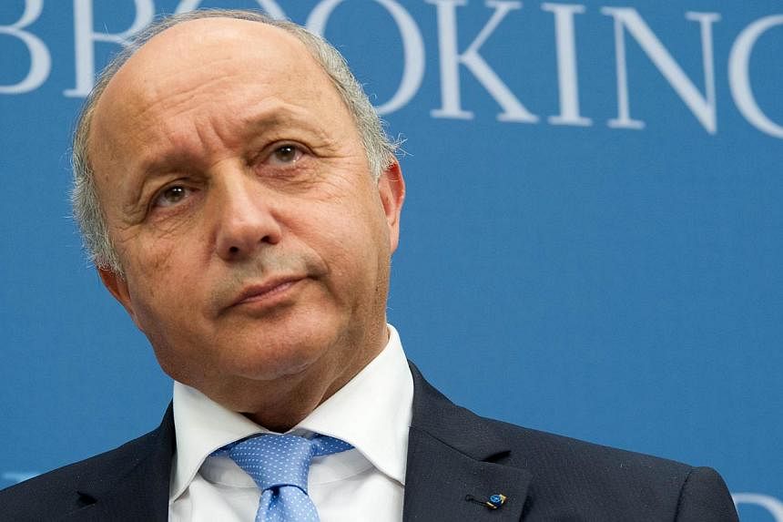 French Foreign Minister Laurent Fabius Tuesday denounced what he called the "mass rape" of Nigerian schoolgirls kidnapped by the Islamic militant Boko Haram group. -- FILE PHOTO: AFP