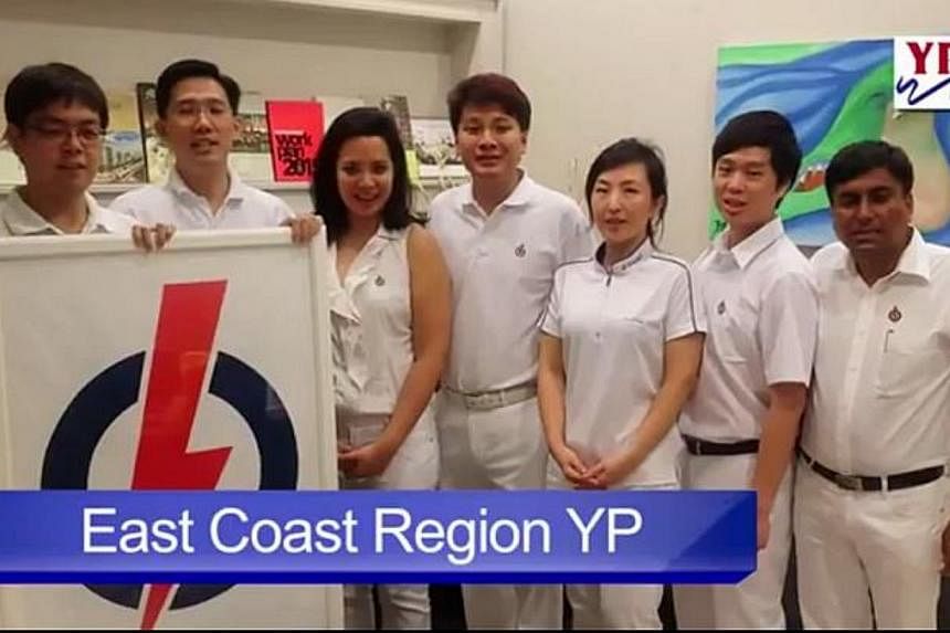 The People's Action Party (PAP) has defended a viral video released by its youth wing, thanking its activists for their "tireless work on the ground over the years". -- PHOTO: SCREEN CAPTURE FROM VIDEO