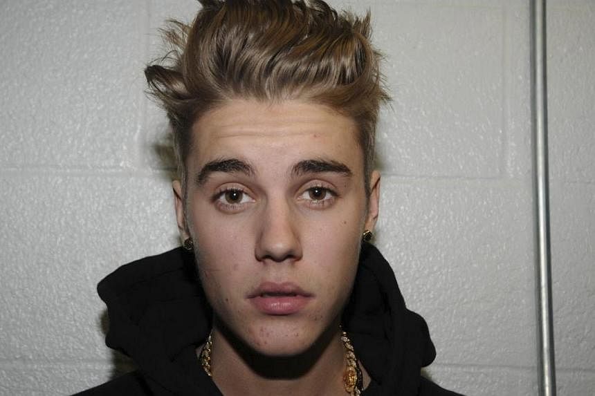 Canadian pop singer Justin Bieber is pictured in police custody in Miami Beach, Florida January 23, 2014 in this Miami Beach Police Department handout released to Reuters on March 4, 2014.&nbsp;The 20-year-old Canadian pop star has long entered infam