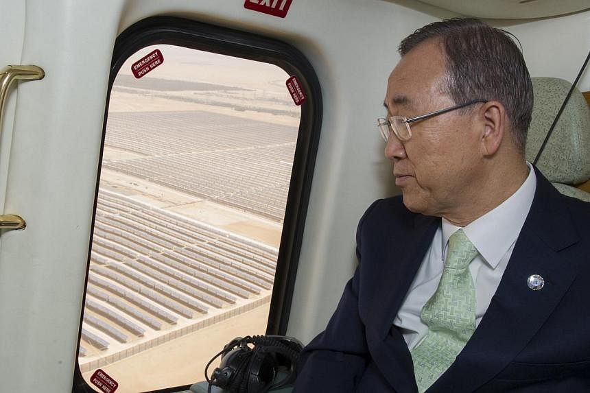 UN chief Ban Ki Moon will leave for China at the end of the week to discuss the nation’s role in combating climate change. -- FILE PHOTO: REUTERS