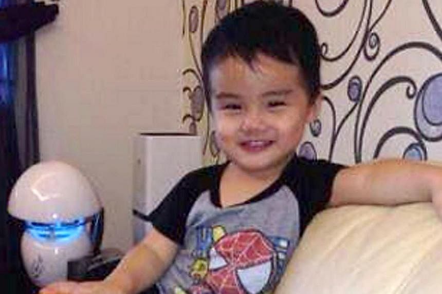 Low Min You, a three-year-old toddler, went missing after his father left his Toyota four-wheel drive with the engine running at a petrol kiosk to visit a toilet at around 5.50am on 8 May 2014. -- FILE PHOTO: SIN CHEW DAILY&nbsp;