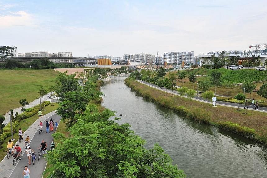 My Waterway @ Punggol, a 4.2km man-made river that runs right through Punggol Town.&nbsp;My Waterway @Punggol, a 4.2km man-made river that runs right through Punggol Town.&nbsp;Parliament's re-opening on Friday was marked by a pledge by political lea
