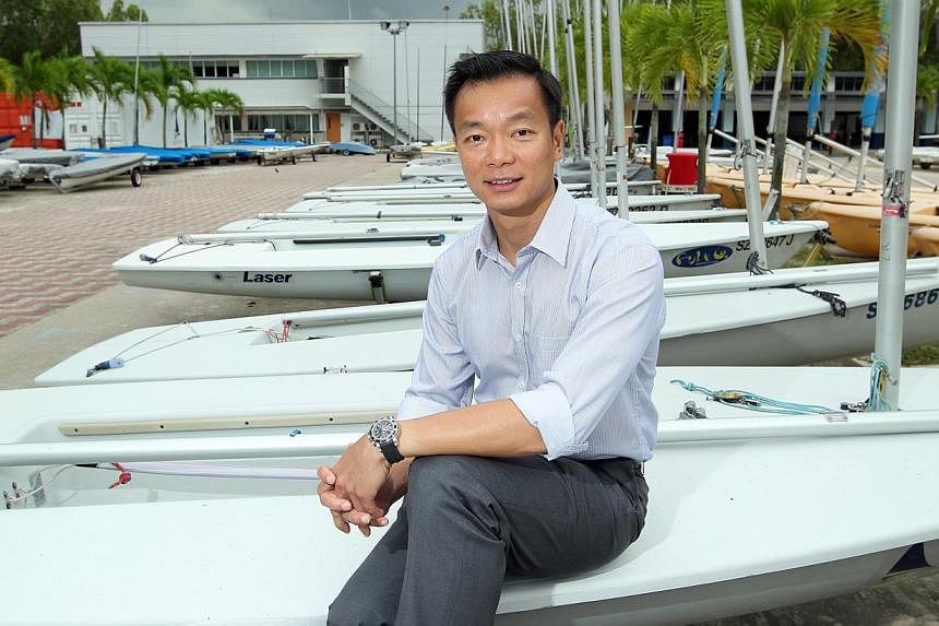 Dr Ben Tan, who has officially put his name up as a candidate for the post of Nominated MP, says that with the growing profile of local sports, there is greater pressure to keep tabs on the investments in the industry. -- ST PHOTO: SEAH KWANG PENG