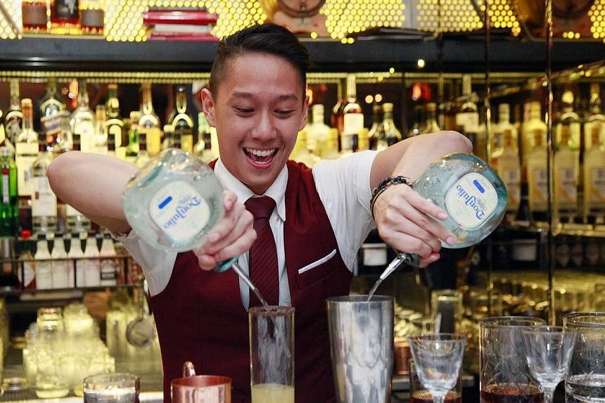 Singaporean Peter Chua, winner of&nbsp;Southeast Asia Best Bartender of the Year at the inaugural Diageo Reserve World Class Southeast Asia Finals and Bar Show 2014. -- PHOTO:&nbsp;DIAGEO