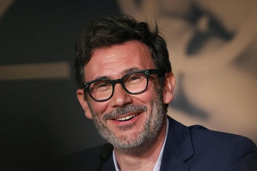 French director Michel Hazanavicius smiles during a press conference for the film The Search at the 67th edition of the Cannes Film Festival in Cannes, southern France on May 21, 2014.&nbsp;Hazanavicius followed up his Oscar winner The Artist with a 
