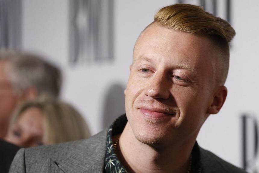 Musician Macklemore poses at the 62nd Annual BMI Pop Awards in Beverly Hills, California. -- PHOTO: REUTERS