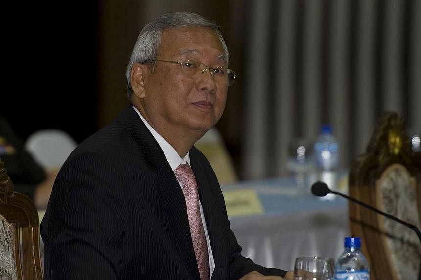 The US ambassador in Thailand said on Thursday, May 22, 2014, night that acting Thai prime minister Niwuttamrong Boonsongpaisan&nbsp;is not at the US embassy in Bangkok. -- PHOTO: AFP