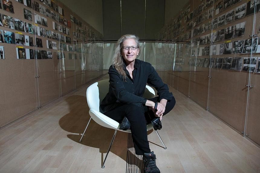 Veteran photographer Annie Leibovitz is in Singapore to launch her exhibition "Annie Leibovitz A Photographer’s Life 1990-2005" at the ArtScience Museum. -- PHOTO: ST FILE