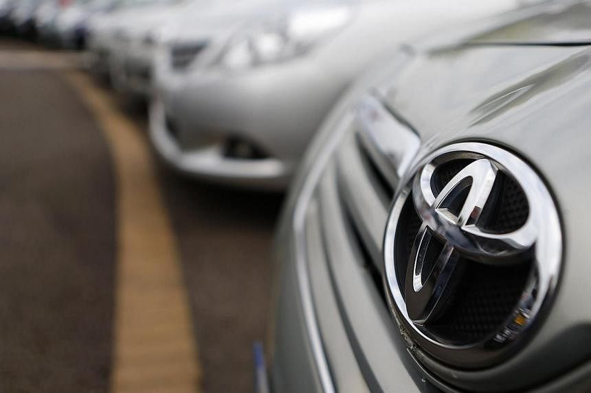 Toyota on Friday said it is recalling about 520,000 vehicles, mostly in North America, over several issues including cable corrosion that could see unused spare tyres fall off. -- PHOTO: REUTERS