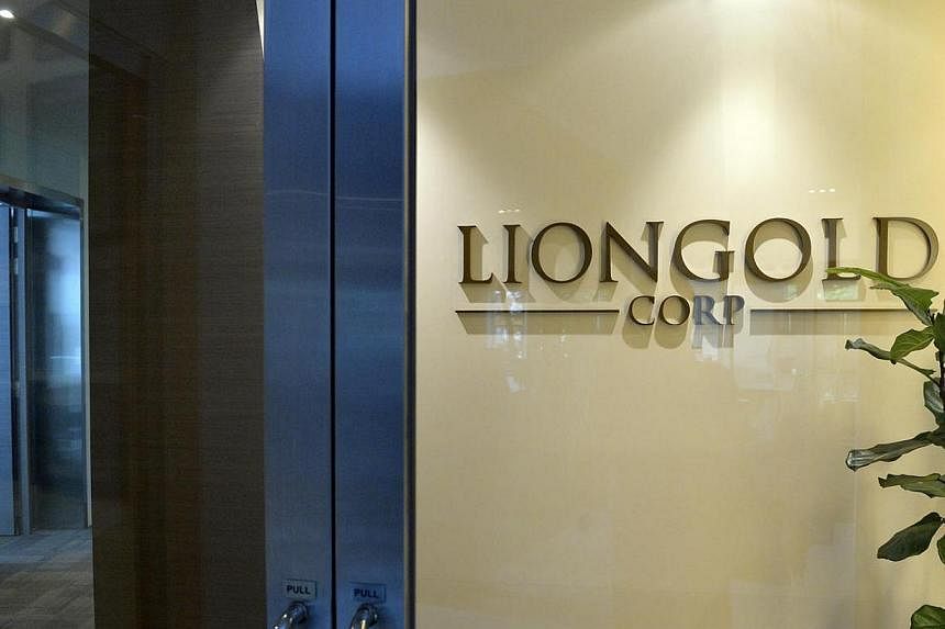 LionGold Corp warned that it expects to post a loss for the year ended March 31. -- ST PHOTO: DESMOND FOO