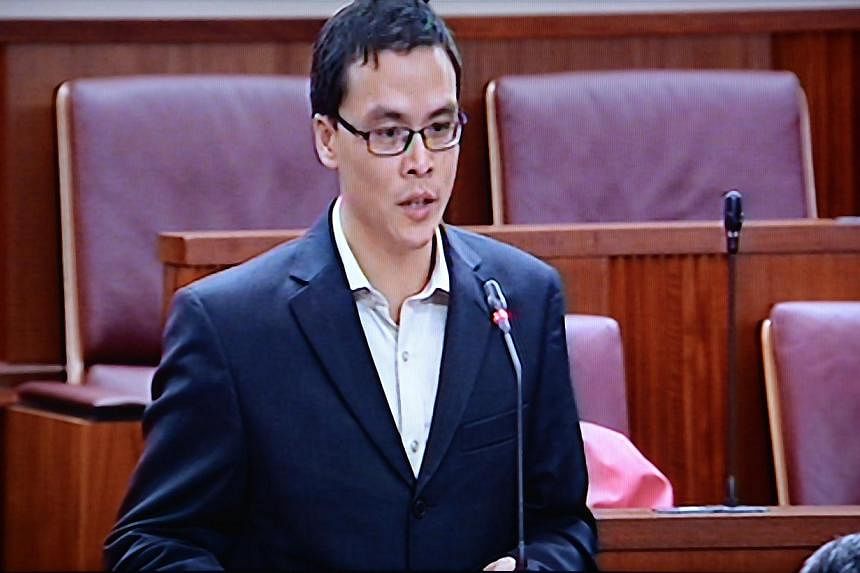 Mr Laurence Lien, chief executive of the National Volunteer and Philanthropy Centre and Nominated Member of Parliament (NMP), speaking during a parliament session on 7 February 2013.&nbsp;Singapore should encourage citizens to contribute more to soci