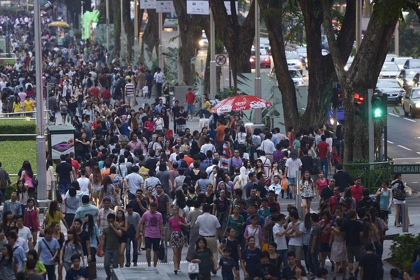 The crowd along Orchard Road on Jan 2, 2014. Twelve civil society groups and 20 other people, including well-known activists Constance Singam and Vincent Wijeysingha, have signed a statement to raise concerns about "the recent surge of racism and xen