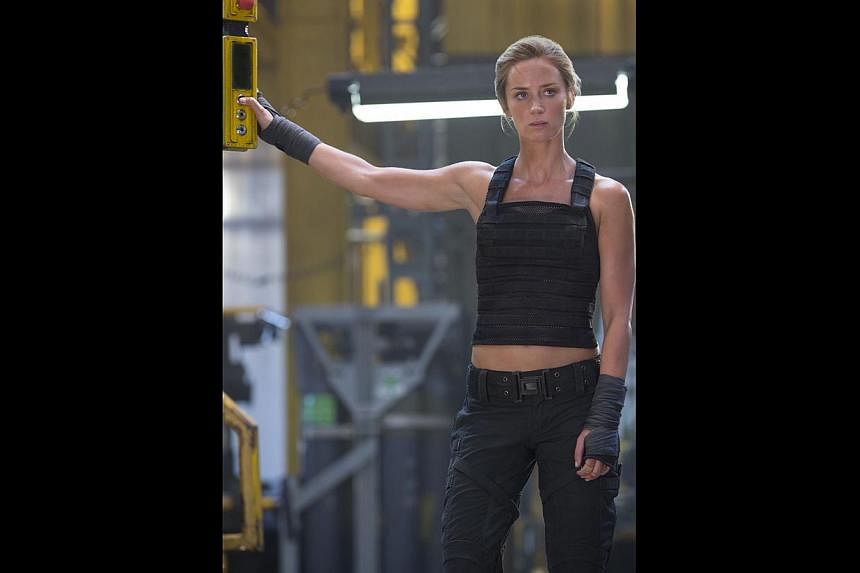Emily Blunt on her physical transformation to play Rita Vrataski (above). -- PHOTO: GOLDEN VILLAGE