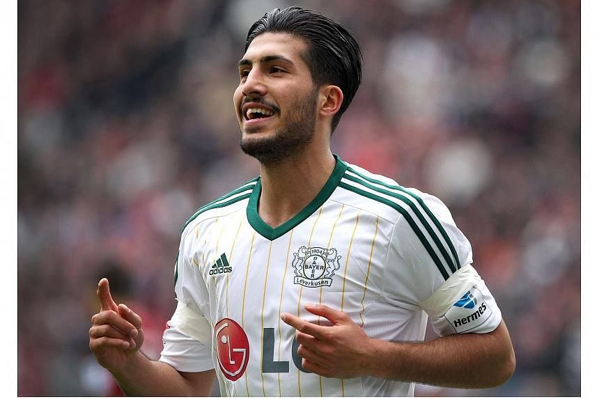 Liverpool have agreed a deal in principle to sign Bayer Leverkusen's Germany Under-21 midfielder Emre Can, the Premier League runners-up confirmed on Thursday, June 5, 2014. -- PHOTO: AFP