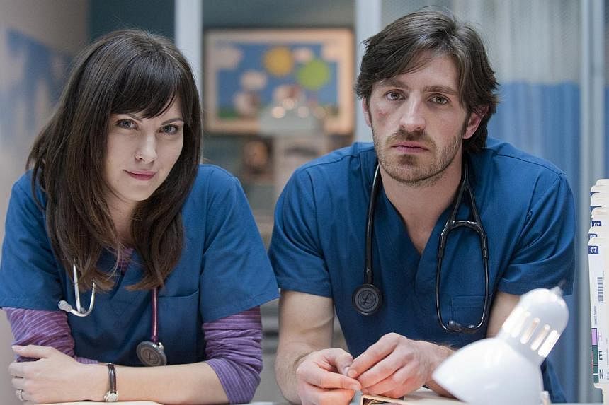 Eoin Macken (left, with co-star Jill Flint) on bringing levity into the medical drama series The Night Shift. -- PHOTO: SONY ENTERTAINMENT TELEVISION