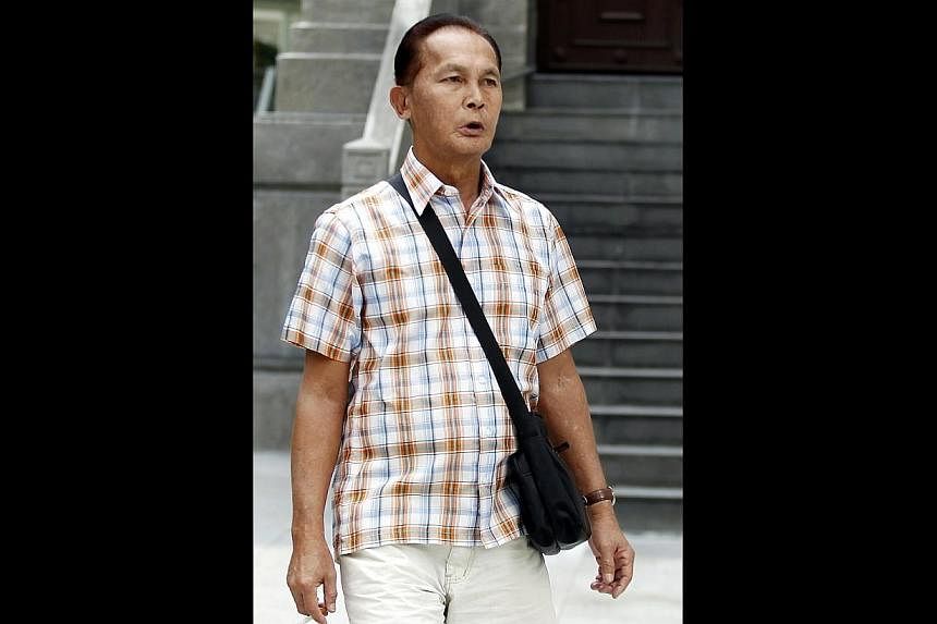 Andrew Yapp, 64,&nbsp;was sentenced to 22 weeks in jail on Friday after pleading guilty to two charges of cheating.&nbsp;-- ST PHOTO:&nbsp;WONG KWAI CHOW