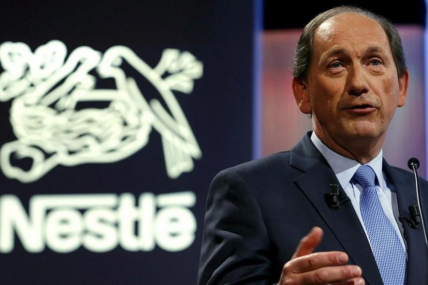 Swiss food maker Nestle CEO Paul Bulcke addresses the company's annual general meeting in Lausanne April 10, 2014.&nbsp;Nestle's chief executive, who oversees a sprawling empire stretching from baby food to wrinkle treatment, admits to finding one of