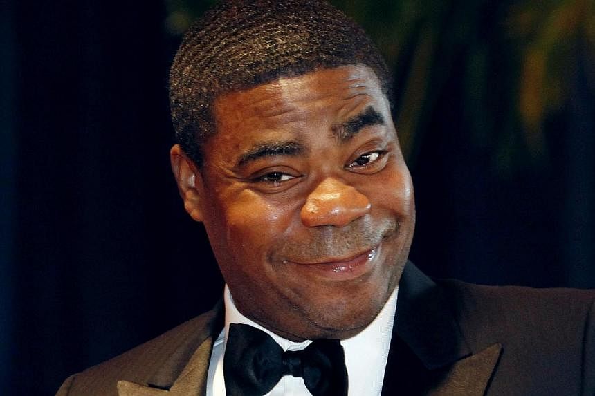 Comedian Tracy Morgan from the television series "30 Rock" arrives at the White House Correspondents' Association dinner in Washington in this May 1, 2010 file photo. -- PHOTO: REUTERS&nbsp;