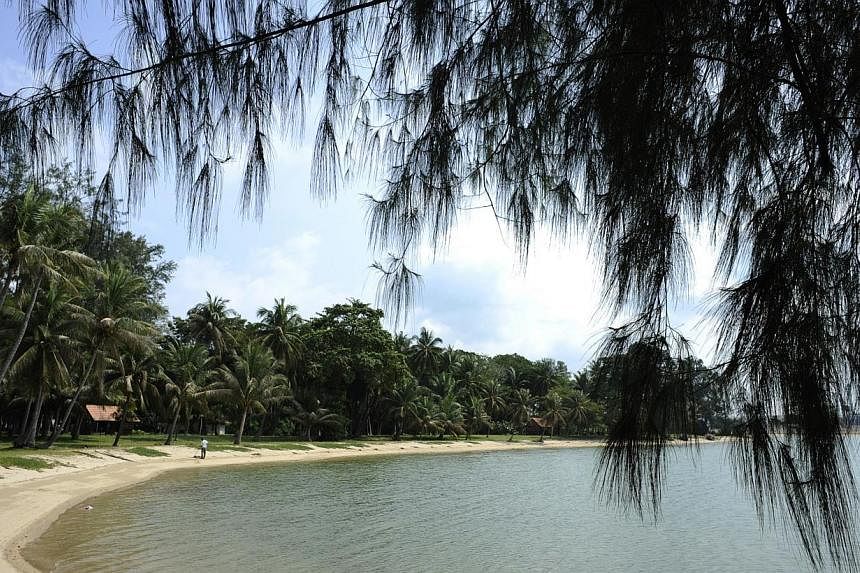 A scenic view of Pulau Hantu, located to the south of Singapore. -- PHOTO: ST FILE