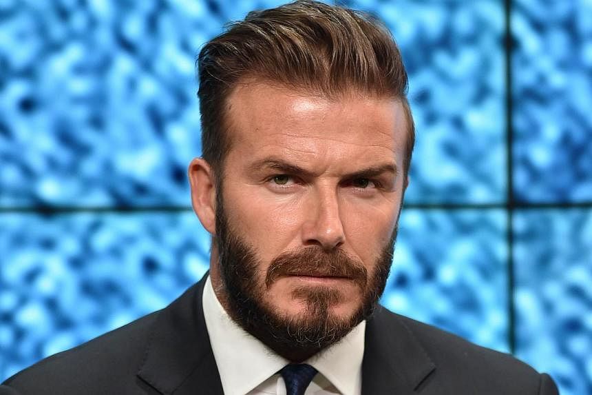 Former England football player David Beckham attends an event to launch the United for Wildlife campaign on June 9, 2014. Beckham's bid for a Major League Soccer team suffered a setback on Tuesday when the city of Miami rejected his plan to build a d