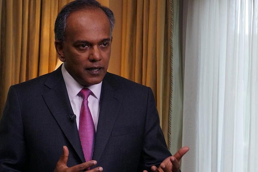 Minister for Foreign Affairs and Law K. Shanmugam will make an official visit to the People's Republic of China from June 11 to 14 at the invitation of Chinese Foreign Minister Wang Yi. -- PHOTO: ST FILE