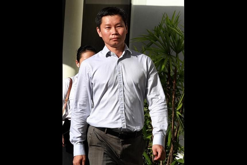 Former National Parks Board (NParks) assistant director Bernard Lim Yong Soon leaving the State Courts on June 10, 2014.&nbsp;Former National Parks Board (NParks) officer Bernard Lim Yong Soon is appealing his May 29 conviction for lying to the Minis