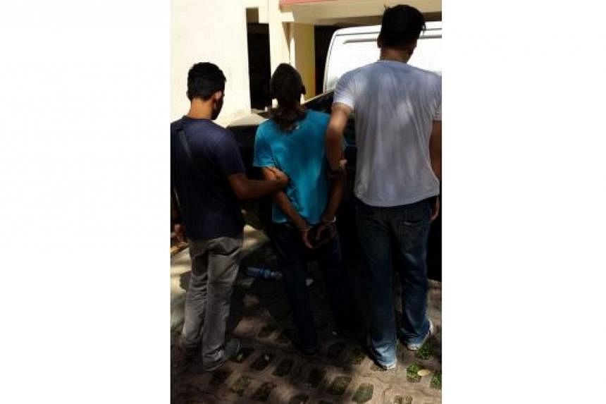 The Central Narcotics Bureau (CNB) has rounded up 92 drug offenders - including a 53-year-old suspected trafficker - over a four-day, island-wide operation that ended on Friday, June 13, 2014. -- PHOTO: CENTRAL&nbsp;NARCOTICS BUREAU