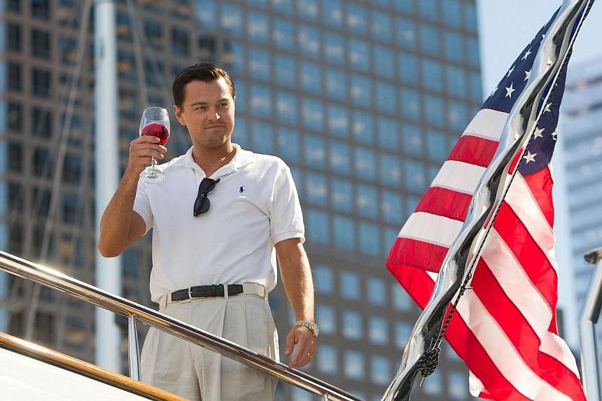 Cinema still: The Wolf Of Wall Street starring Leonardo Di Caprio. -- PHOTO: GOLDEN VILLAGE