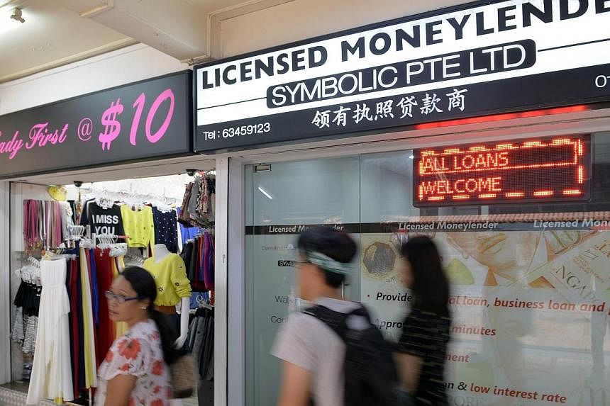 &nbsp;A licensed moneylender in Toa Payoh Central. An advisory committee has been formed by the Law Ministry to review the regulatory regime for moneylending and recommend appropriate measures to strengthen it. -- PHOTO: ST FILE