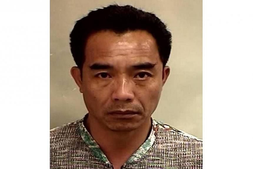 Li Peng was convicted on June 19, 2014, for a duration three years and five months. -- PHOTO: SINGAPORE POLICE FORCE