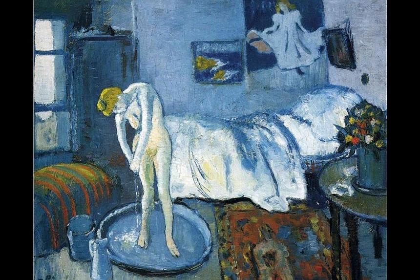 Pablo Picasso’s The Blue Room, painted in 1901. -- PHOTO: WIKIART.ORG