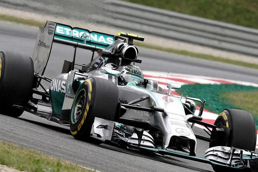 Mercedes Formula One driver Nico Rosberg of Germany drives during the first practice session of the Austrian F1 Grand Prix at the Red Bull Ring circuit in Spielberg on June 20, 2014.&nbsp;Formula One World Championship leader Nico Rosberg of Mercedes