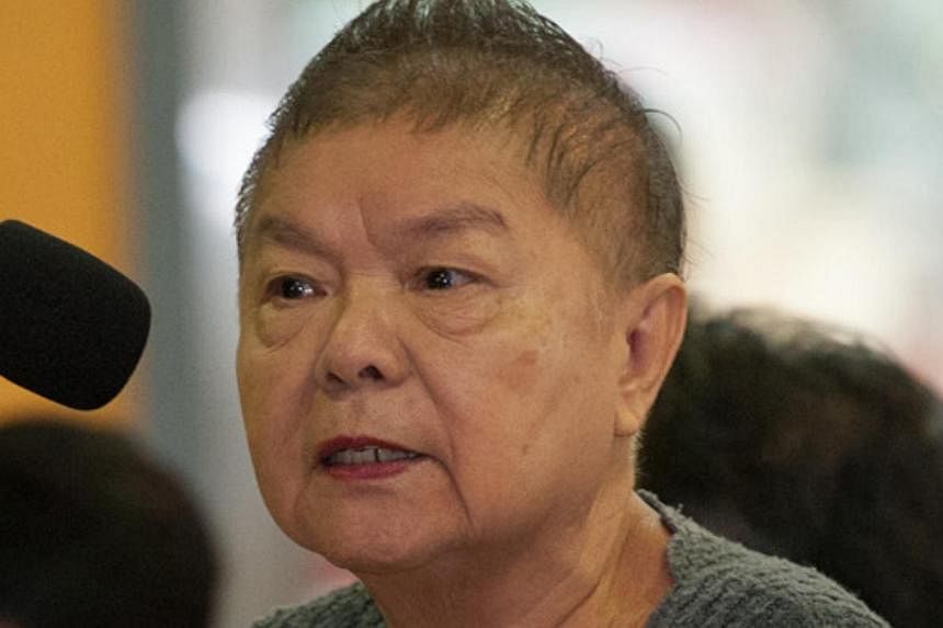 The CPF Board said it is in contact with Ms Irene Yap (above) to help her withdraw her Retirement Account savings if she wants to.