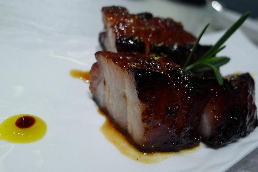 Honey Glazed Barbecued Pork Loin. -- PHOTO: WONG AH YOKE, GRAND MANDARIN