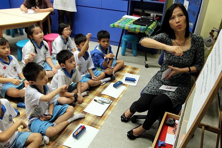 Singapore's 33,000-strong teaching force is among the youngest in the world - 36 years old compared with 43 on average worldwide - but they are well-trained before going into the classrooms, seek continual training and feel valued by society, accordi