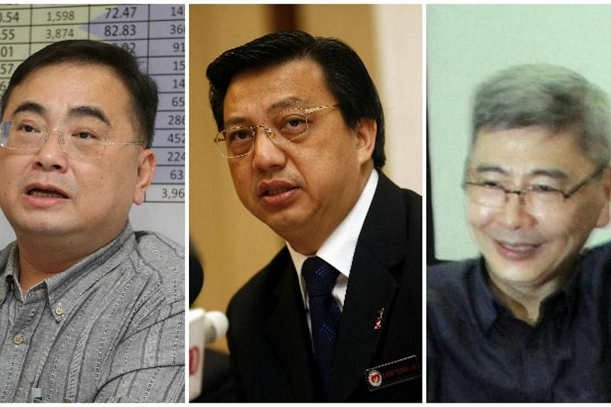 (From left) Wee Ka Siong, Liow Tiong Lai and Mah Siew Keong. -- PHOTOS: THE STAR/ASIA NEWS NETWORK