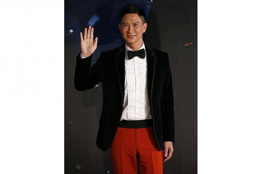 Hong Kong actor Nick Cheung at the 33rd Hong Kong Film Awards in Hong Kong on April 13, 2014. Cheung has a simple goal for his debut directorial feature film, Hungry Ghost Ritual. -- PHOTO: REUTERS