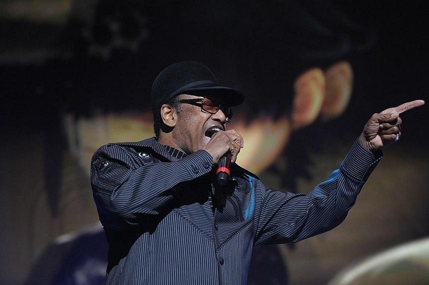 Bobby Womack performing at Madison Square Garden in New York City on Oct 8, 2010. - PHOTO: AFP